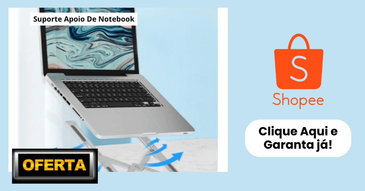 suporte de apoio para notebook